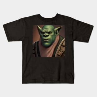 Orc Portrait Kids T-Shirt